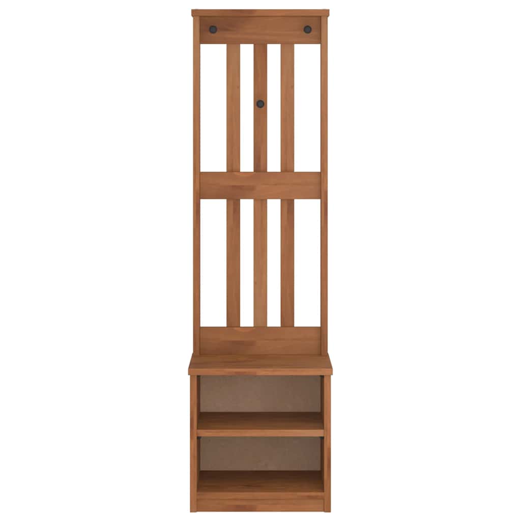 Albero da Ingresso SANDNES 45x40x159,5 cm in Legno di Pino