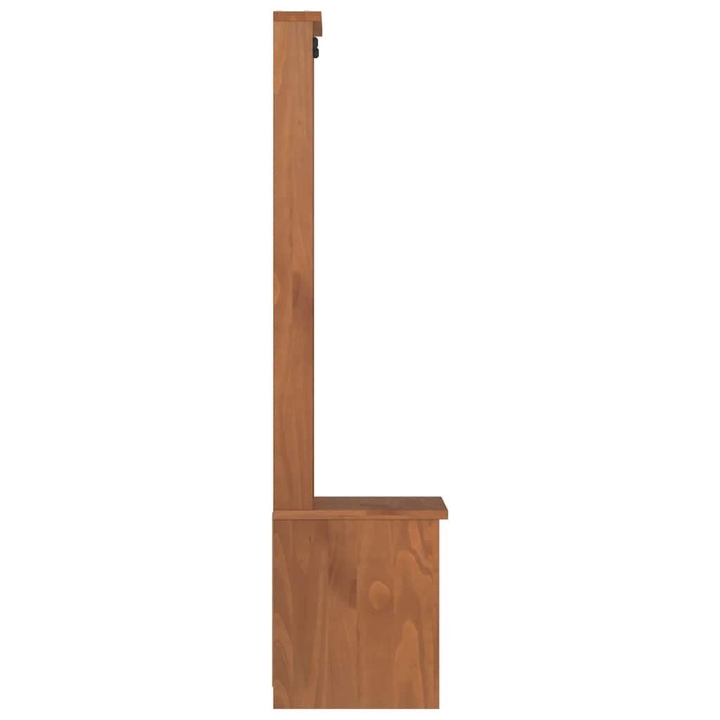 Albero da Ingresso SANDNES 45x40x159,5 cm in Legno di Pino