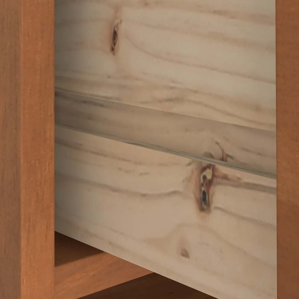 Albero da Ingresso SANDNES 45x40x159,5 cm in Legno di Pino