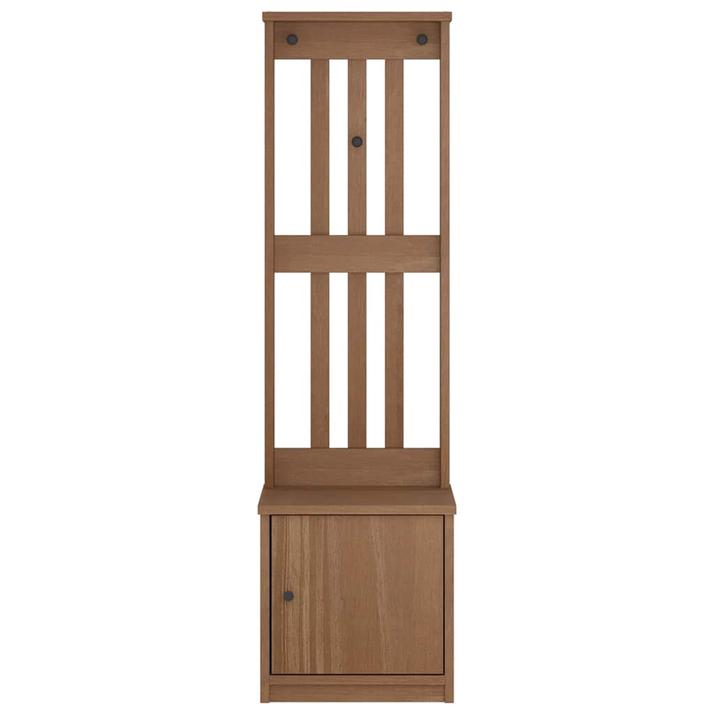 Albero da Ingresso SANDNES 45x40x159,5 cm in Legno di Pino