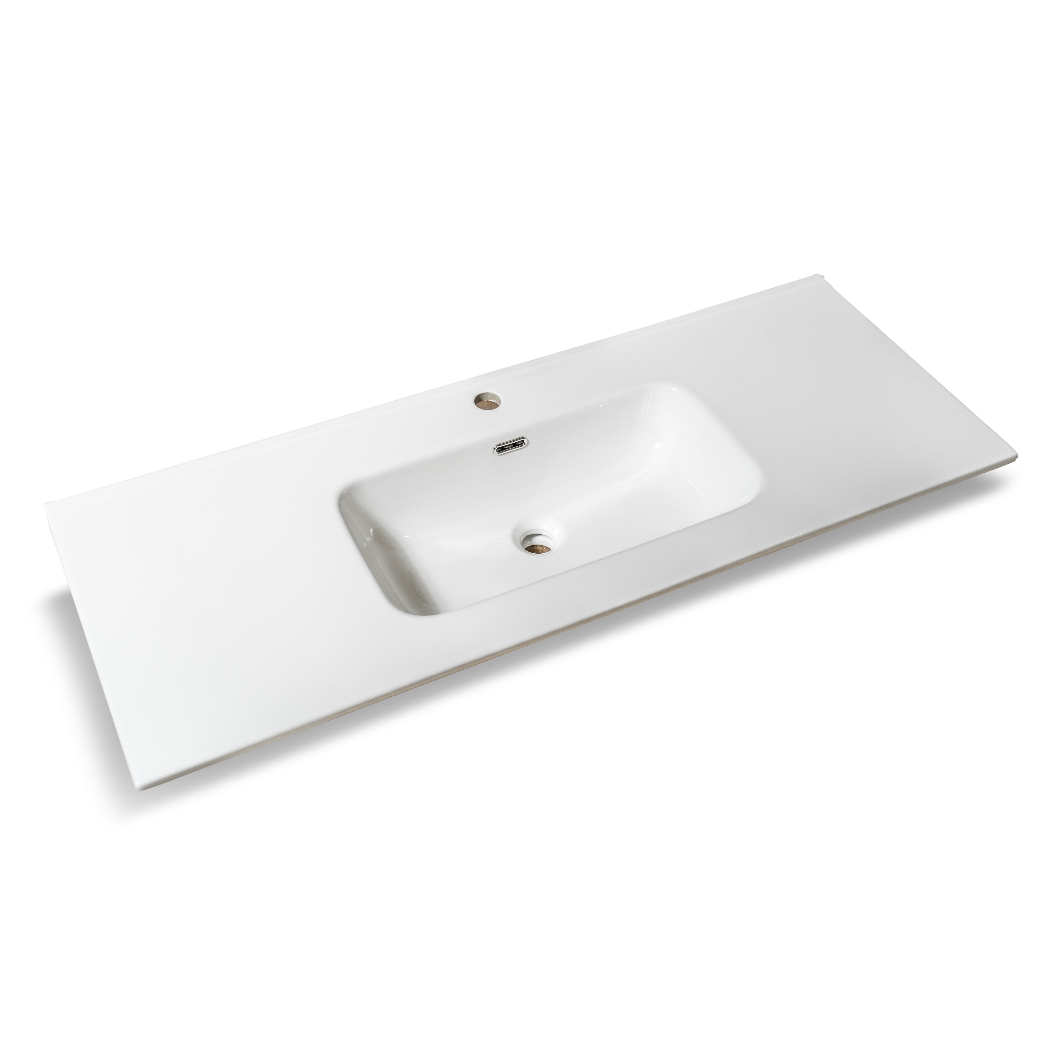 Lavabo da incasso in Ceramica da 120 cm