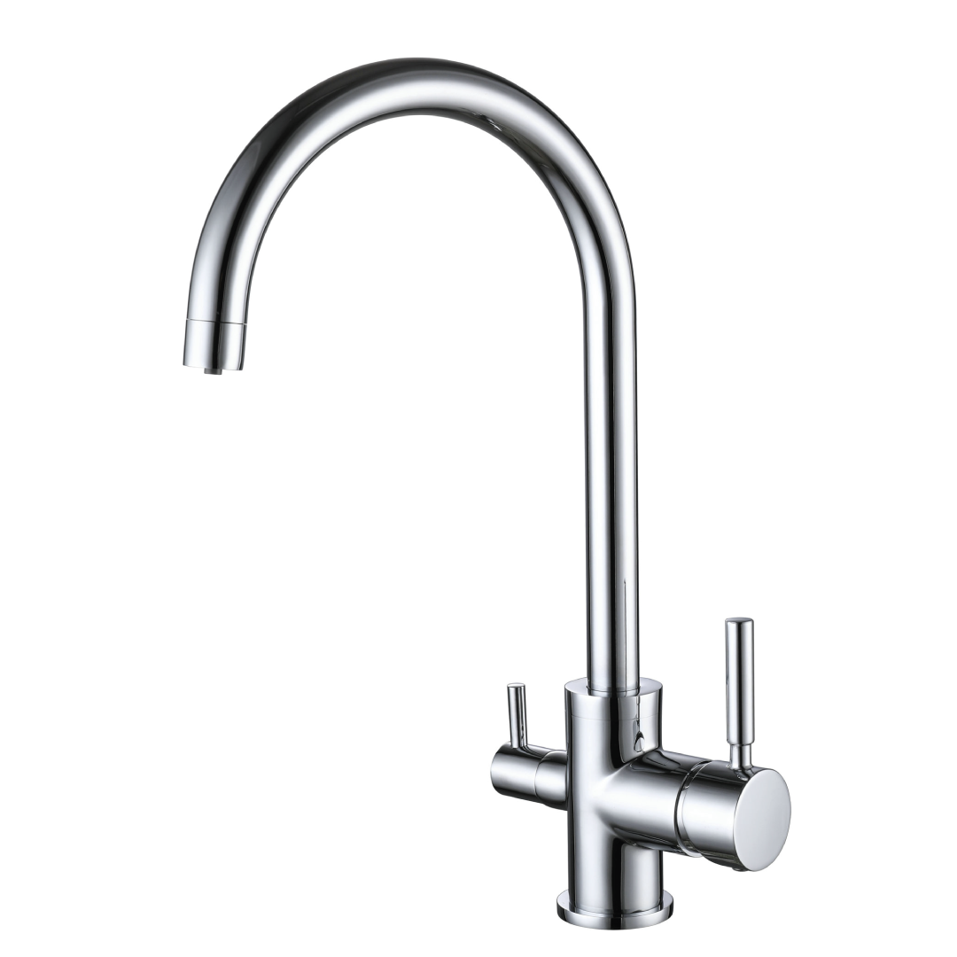 Rubinetto da Cucina 3 Vie 3/8″ Cromo – Universale per Acqua Depurata