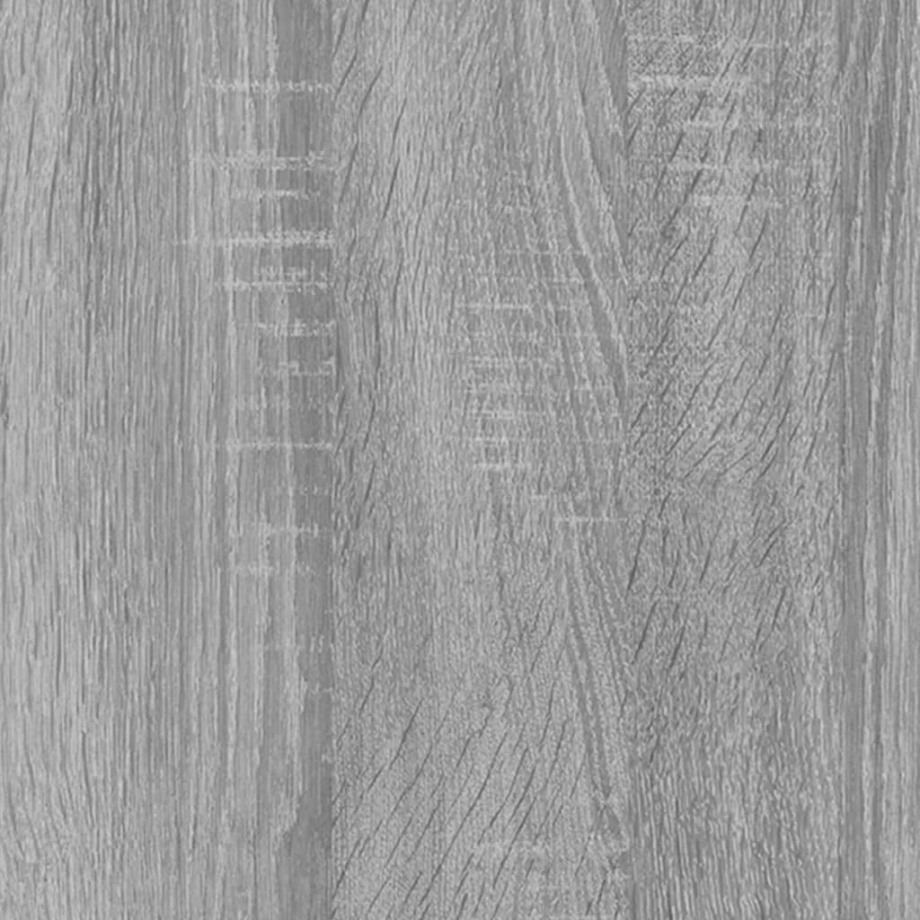 Armadietto Bagno Grigio Sonoma 30x30x179cm in Legno