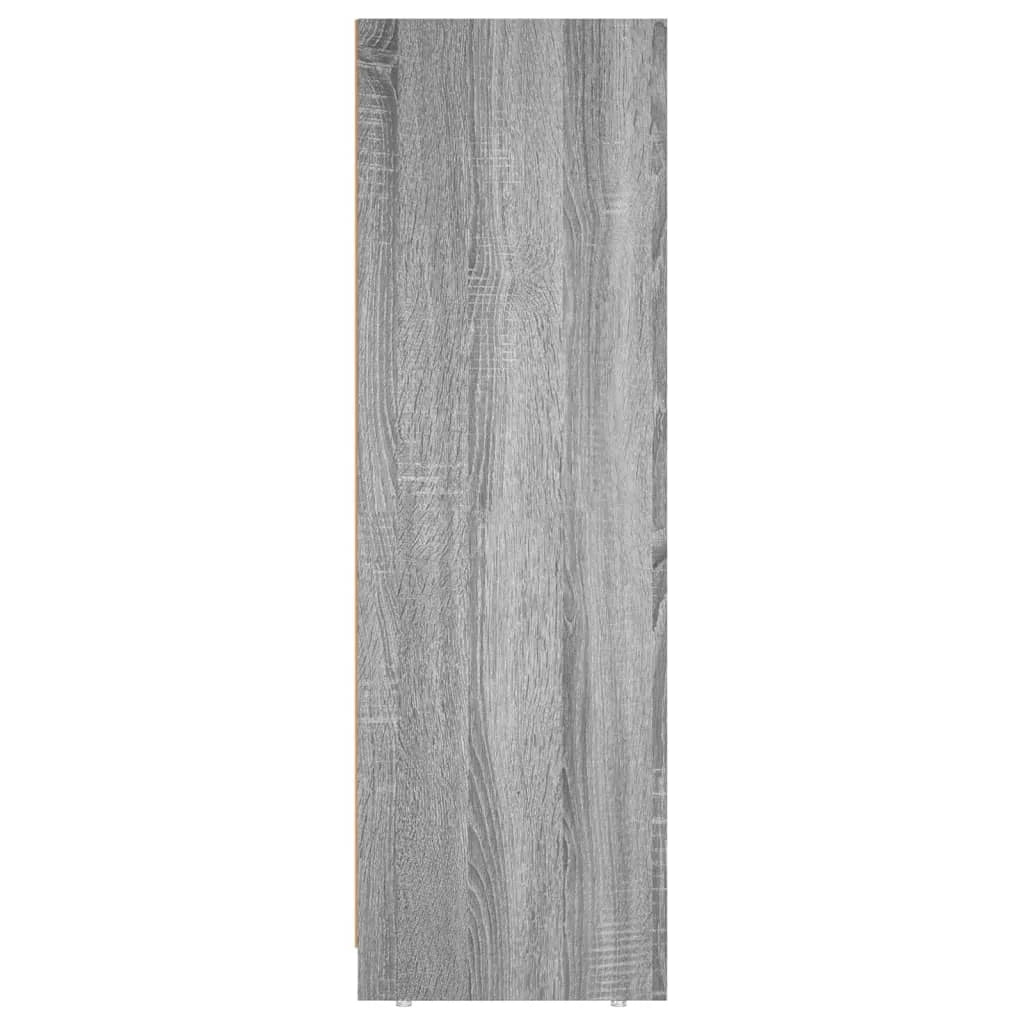Armadietto Bagno Grigio Sonoma 30x30x95 cm in Legno