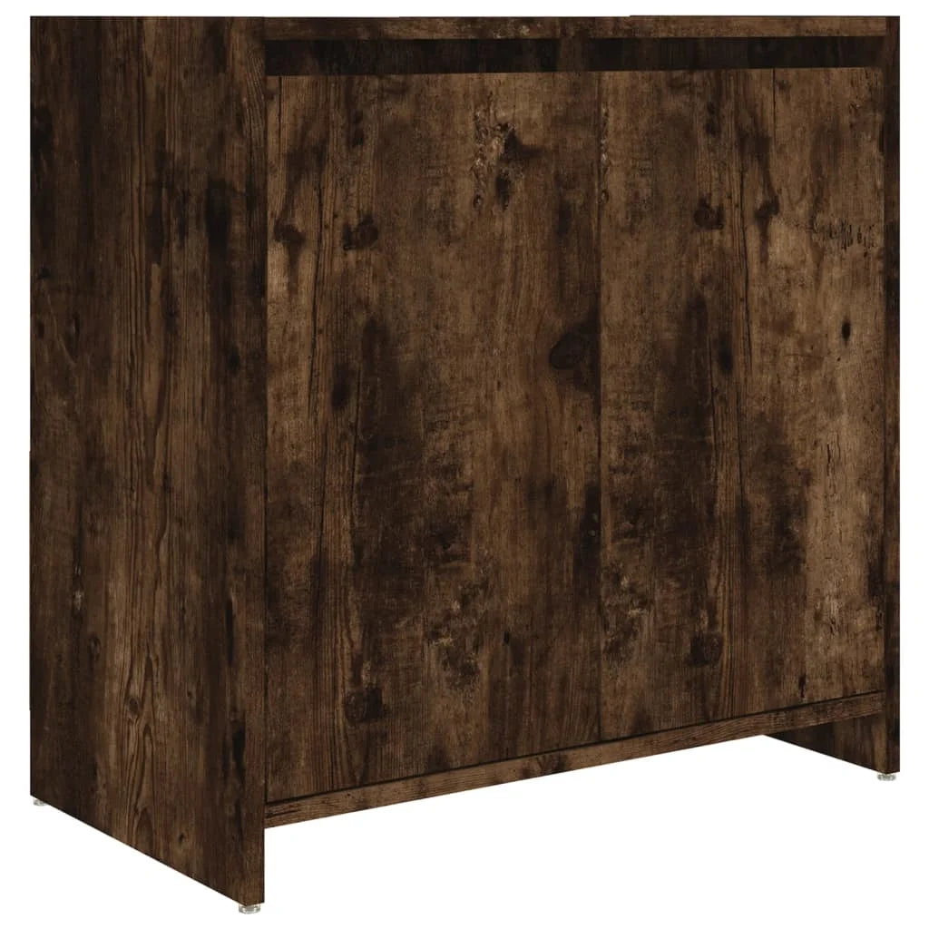 Armadietto Bagno Rovere Fumo 60x33x61 cm in Legno
