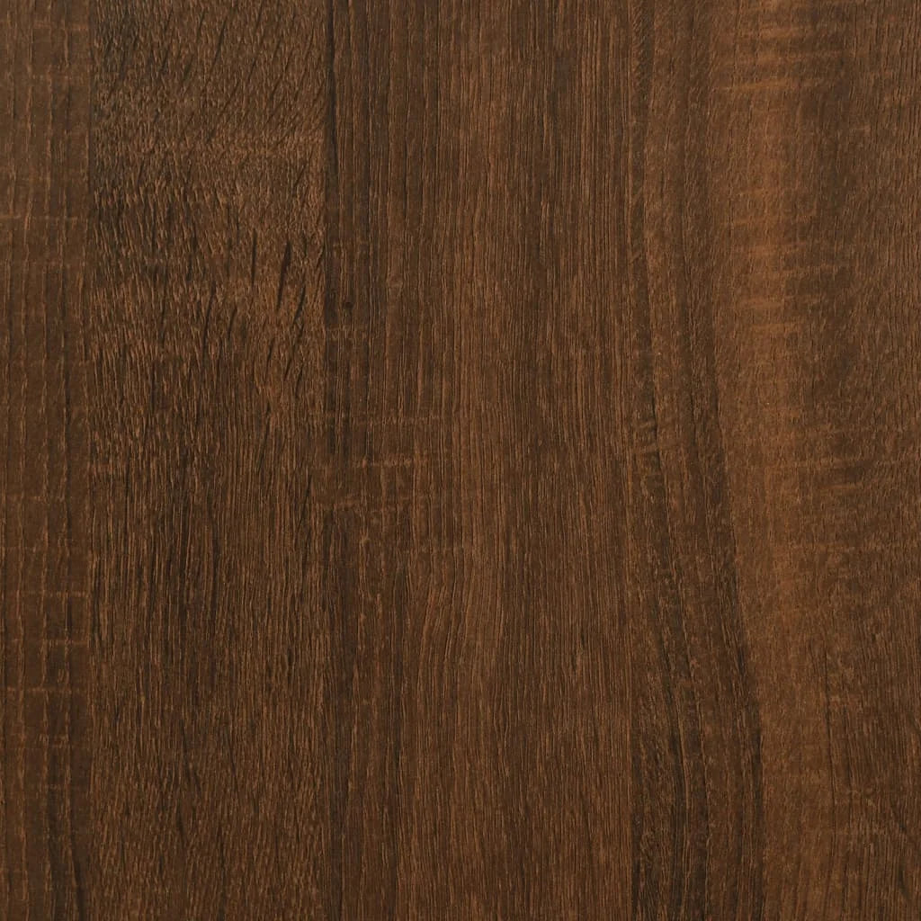 Armadietto Bagno Rovere Marrone 32x25,5x190cm Legno