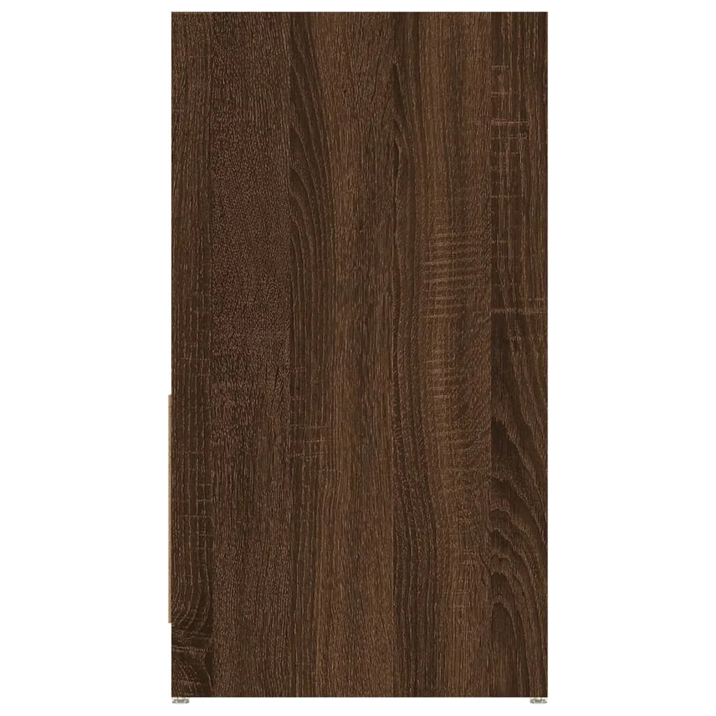 Armadietto Bagno Rovere Marrone 60x33x61cm Legno