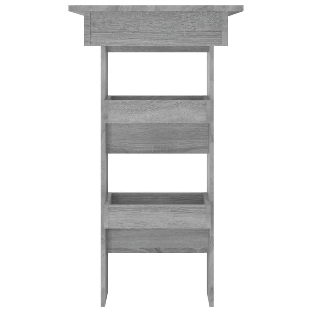 Bancone da Muro Grigio Sonoma 102x45x103,5 cm Legno