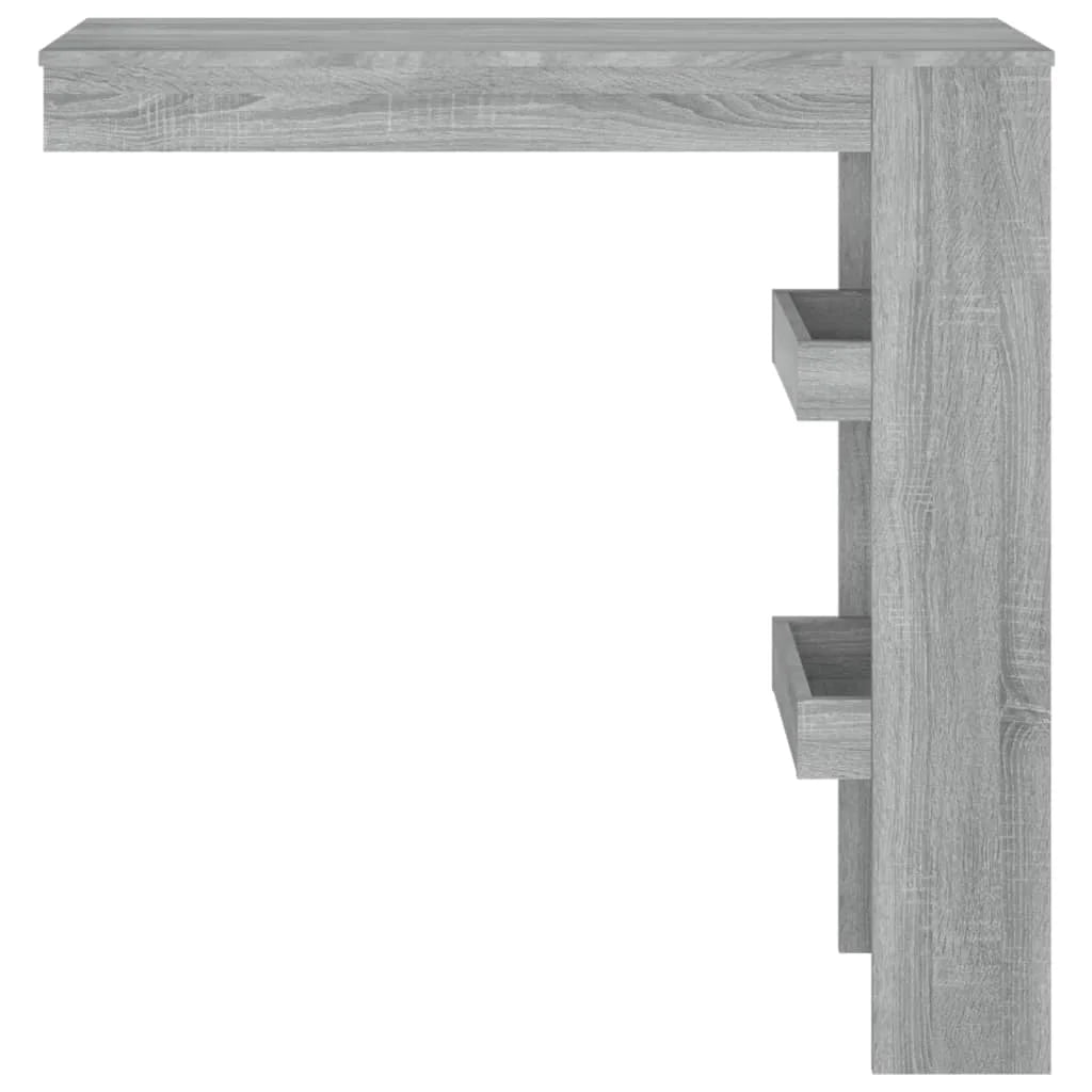 Bancone da Muro Grigio Sonoma 102x45x103,5 cm Legno