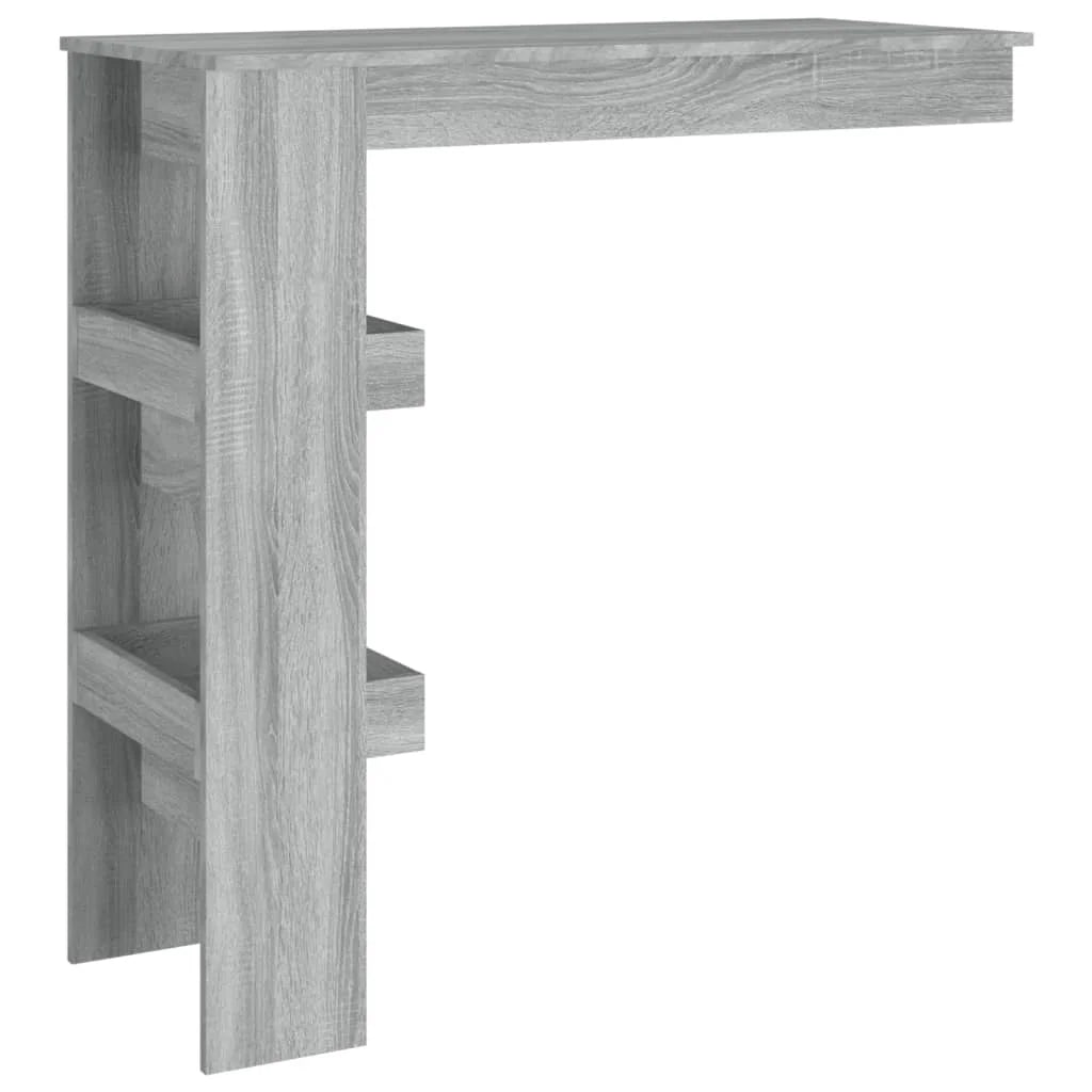 Bancone da Muro Grigio Sonoma 102x45x103,5 cm Legno