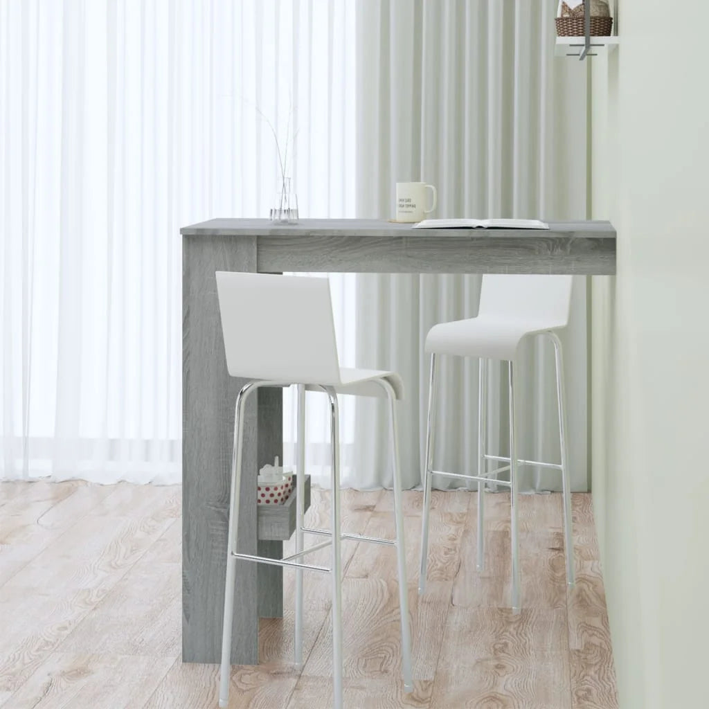 Bancone da Muro Grigio Sonoma 102x45x103,5 cm Legno