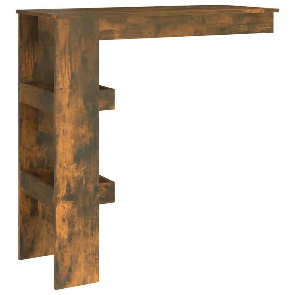Bancone da Muro Rovere Fumo 102x45x103,5 cm Legno