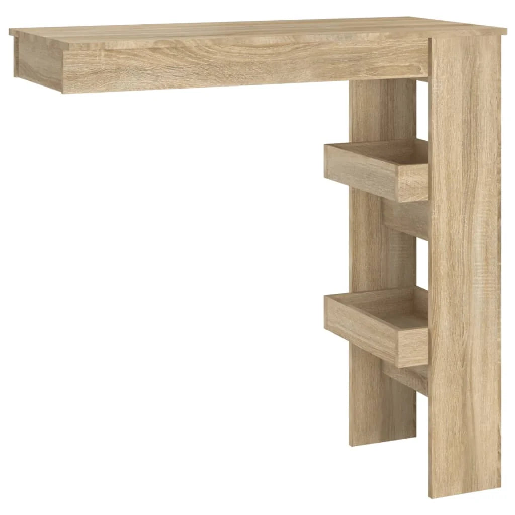 Bancone da Muro Rovere Sonoma 102x45x103,5 cm Legno