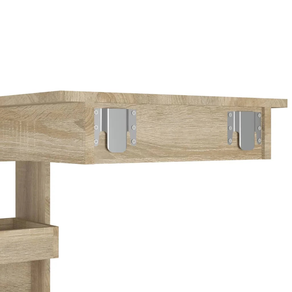 Bancone da Muro Rovere Sonoma 102x45x103,5 cm Legno