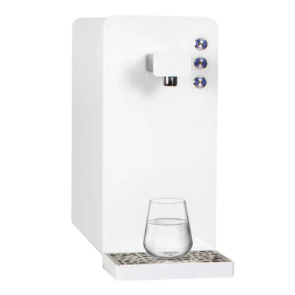 CGP Iseo Refrigeratore acqua con Filtrazione Soprabanco 25Lt/h. Bianco – 3  Vie