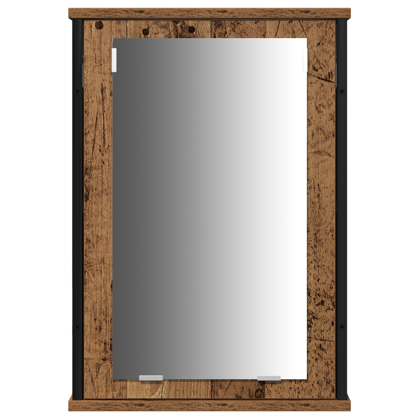 Armadio da bagno con lavabo integrato - Stile legno antico, legno ingegnerizzato