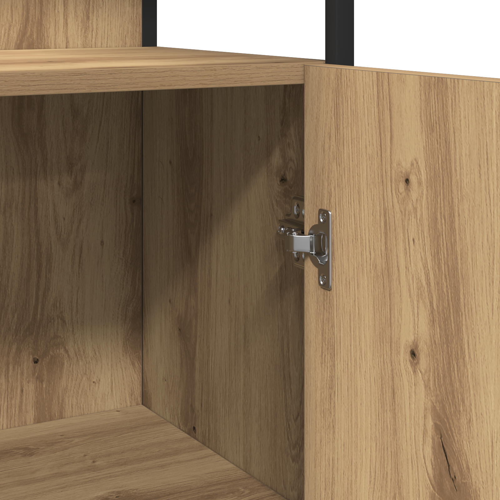 Armadio Bagno Quercia Artigianale 33x33x185.5 cm Legno Ingegnerizzato