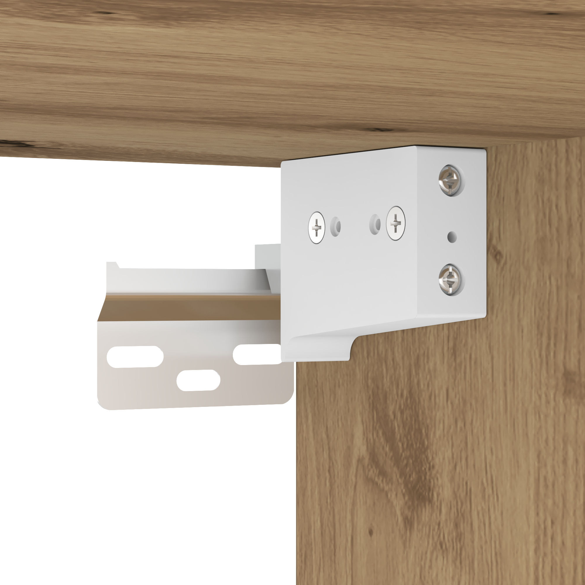 Armadio Bagno Quercia Artigianale 33x33x185.5 cm Legno Ingegnerizzato
