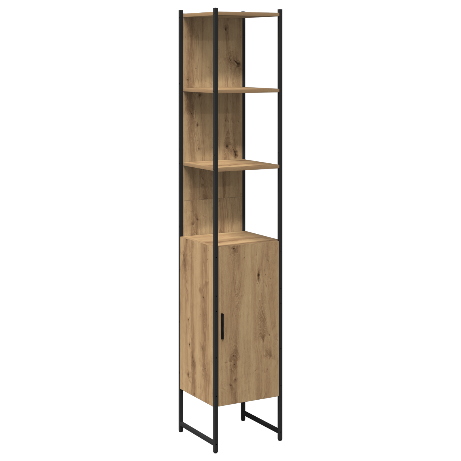 Armadio Bagno Quercia Artigianale 33x33x185.5 cm Legno Ingegnerizzato