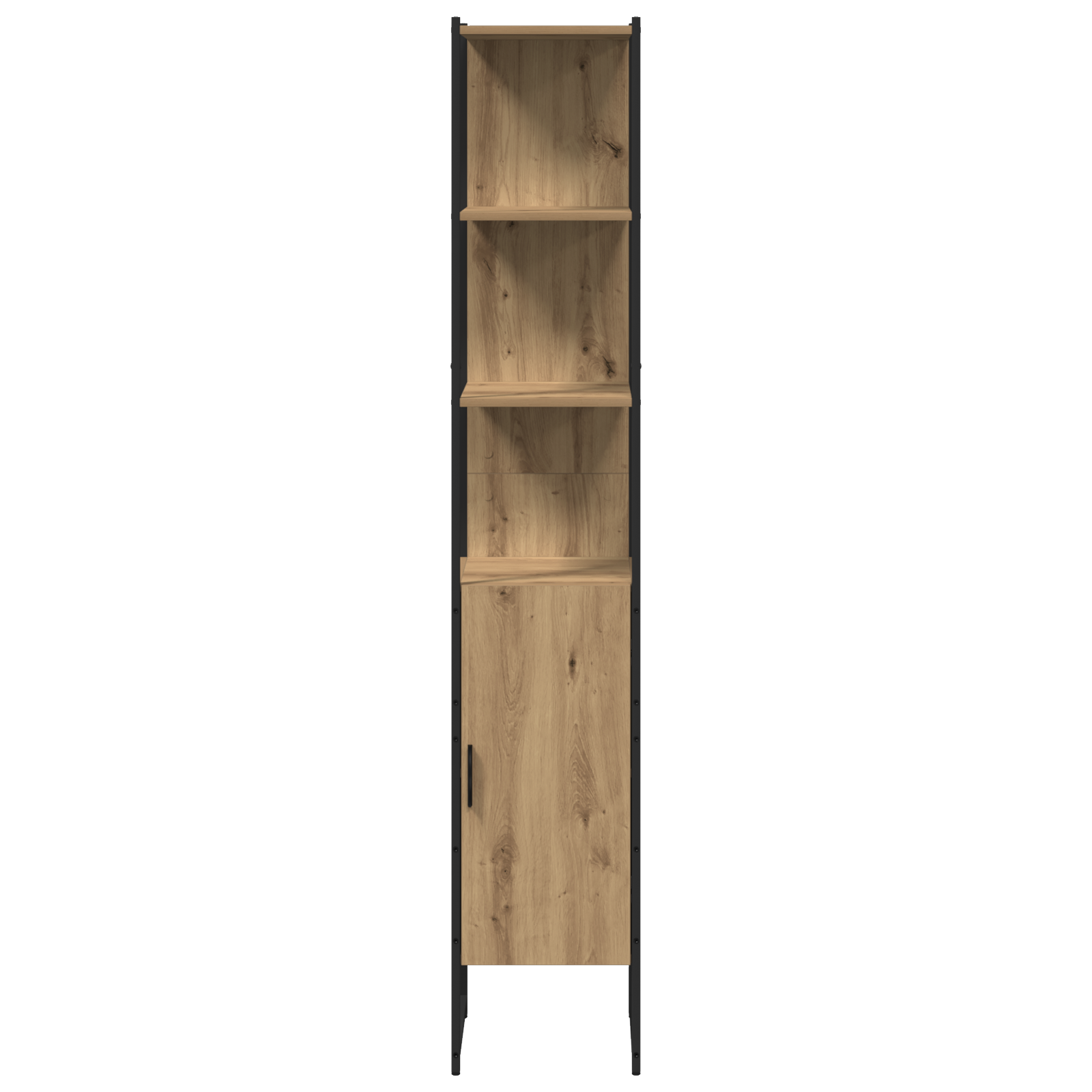 Armadio Bagno Quercia Artigianale 33x33x185.5 cm Legno Ingegnerizzato