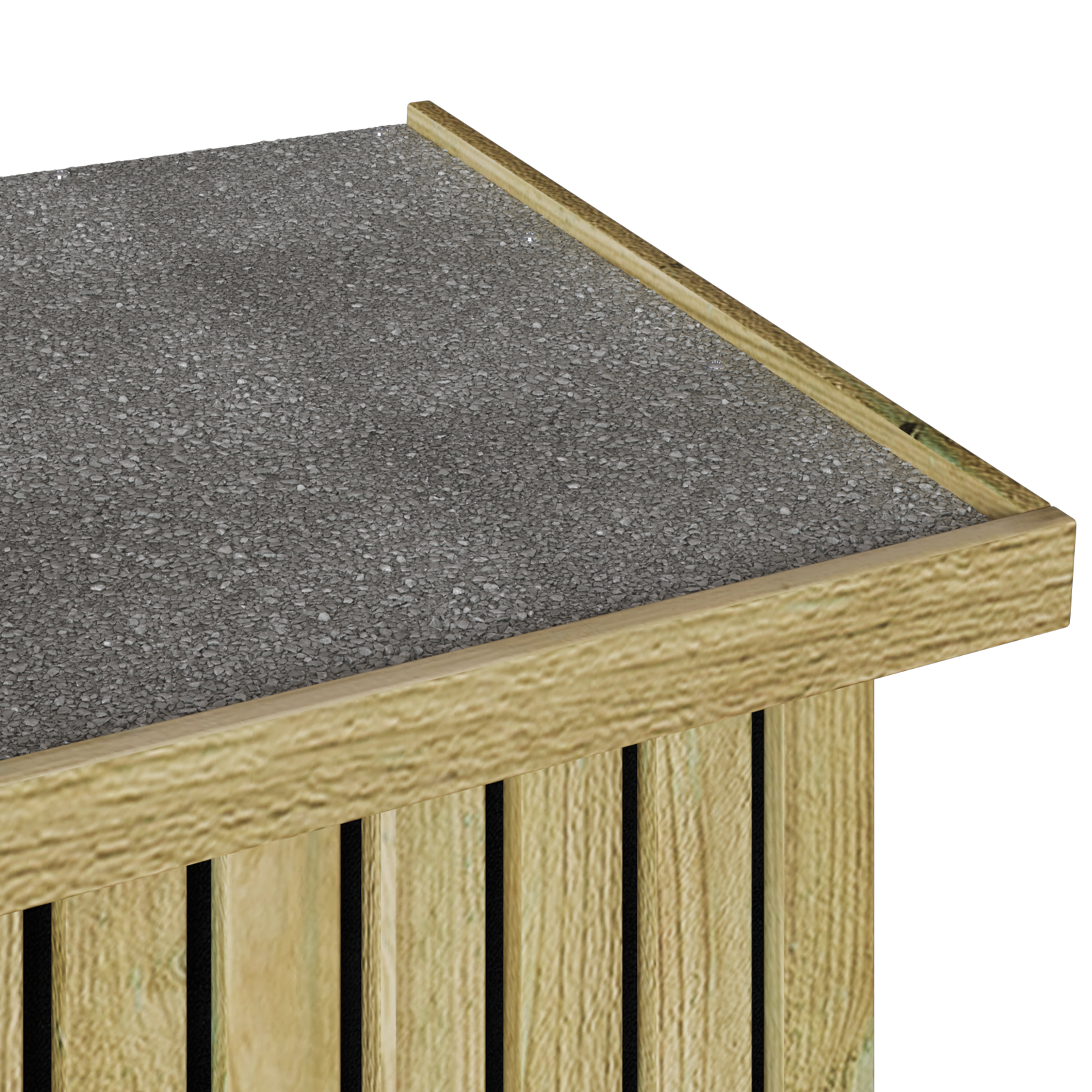 Scatola di Stoccaggio 119x44x58.5 cm Legno di Pino Trattato