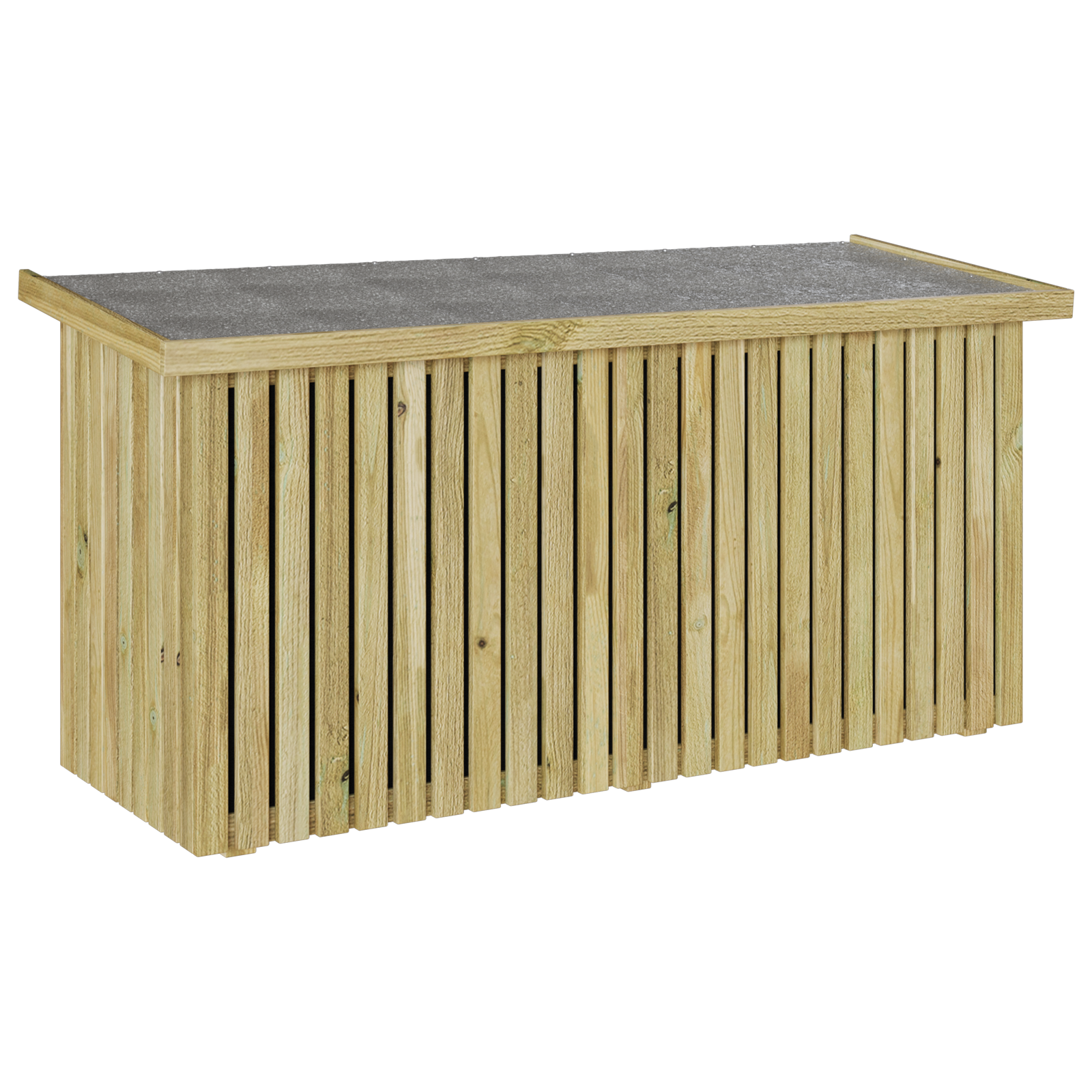 Scatola di Stoccaggio 119x44x58.5 cm Legno di Pino Trattato