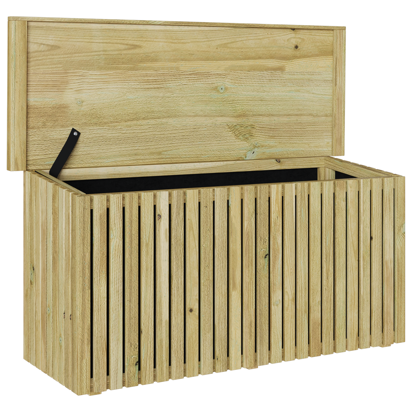 Scatola di Stoccaggio 119x44x58.5 cm Legno di Pino Trattato