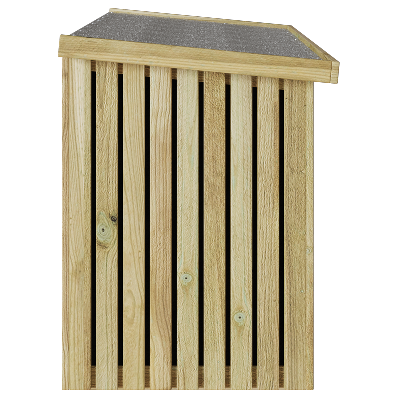 Scatola di Stoccaggio 119x44x58.5 cm Legno di Pino Trattato