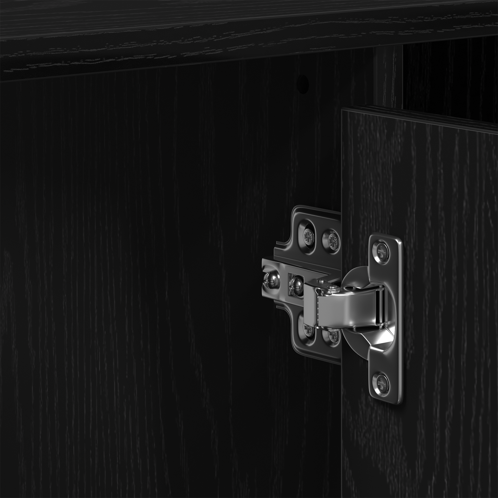 Armadio per Lavello da Bagno Quercia Nera 91x35x60 cm Legno Ingegnerizzato