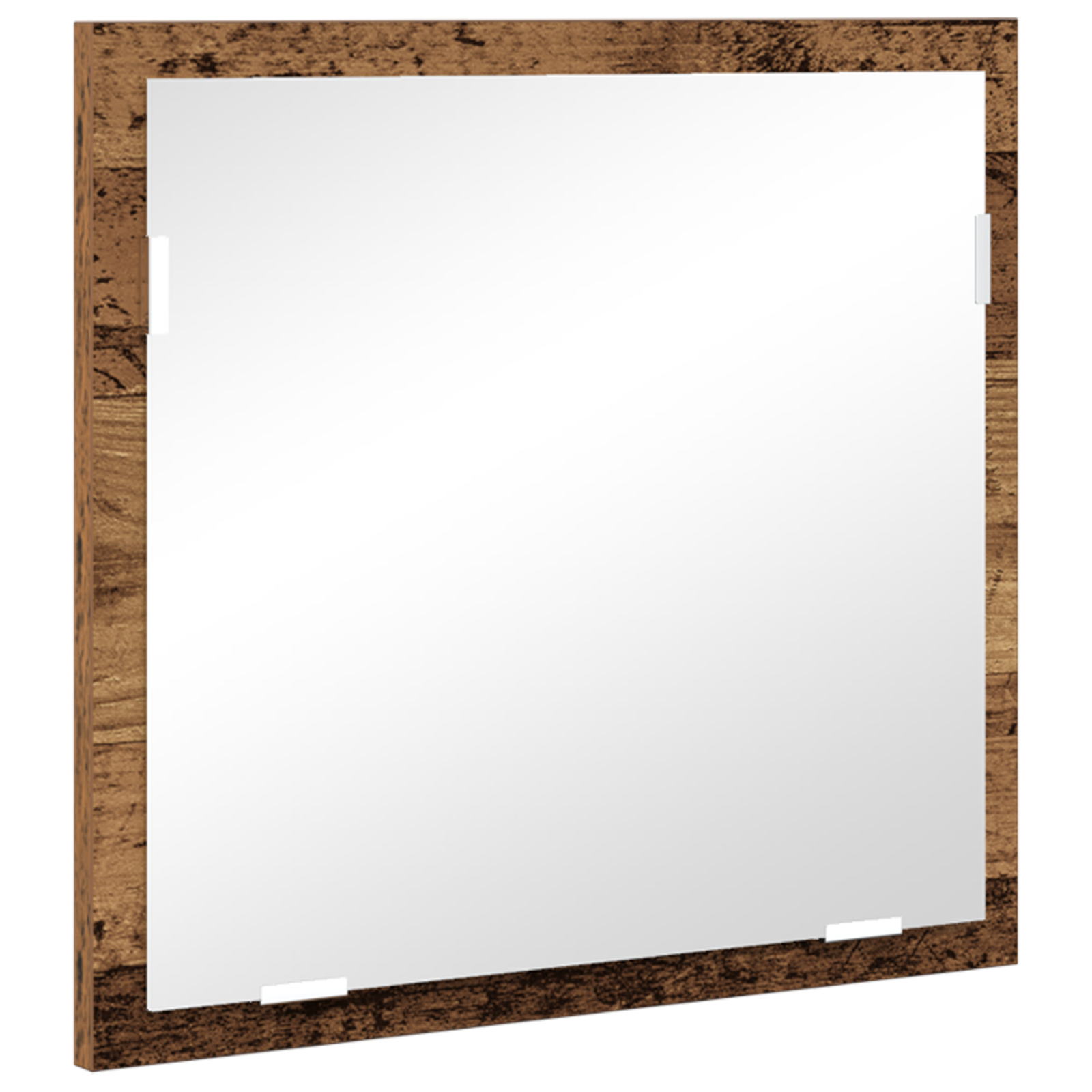 Armadio da Bagno Legno Invecchiato MDF con Impiallacciatura in Legno