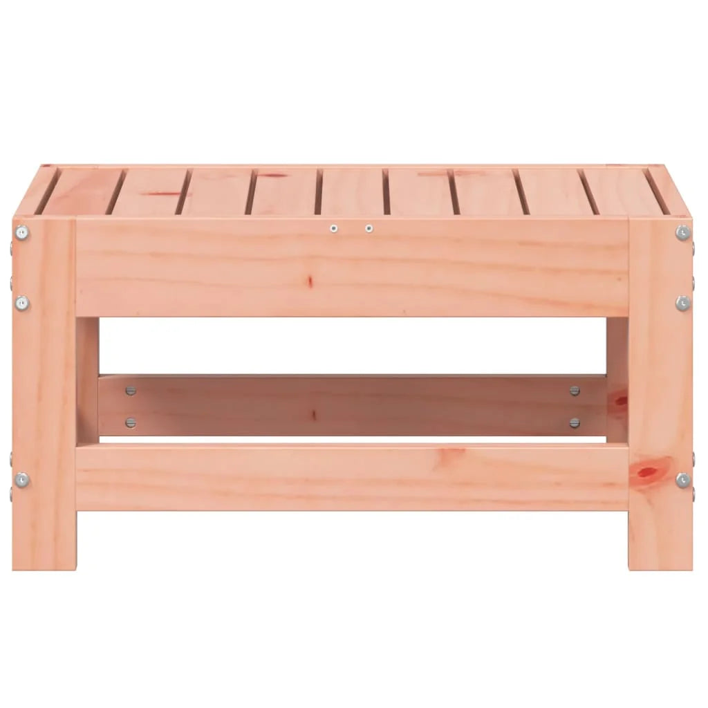 Poggiapiedi da Giardino 62x30x32cm in Legno Massello