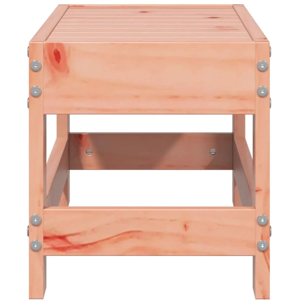 Poggiapiedi da Giardino 62x30x32cm in Legno Massello
