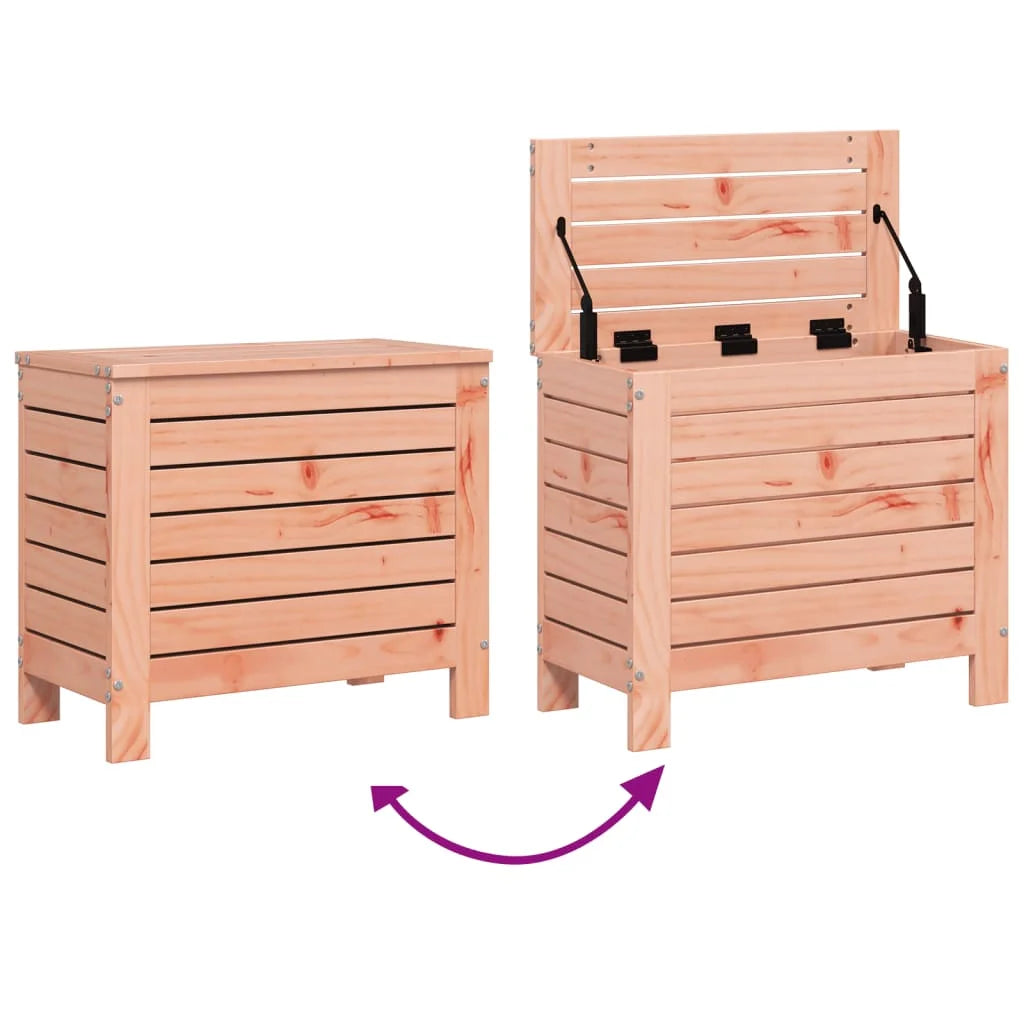 Poggiapiedi da Giardino 62x31,5x52 cm Legno Massello