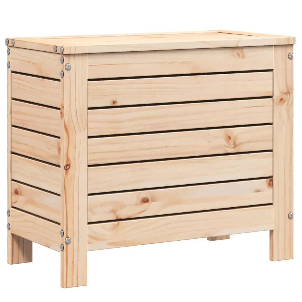 Poggiapiedi da Giardino 62x31,5x52 cm Legno Massello
