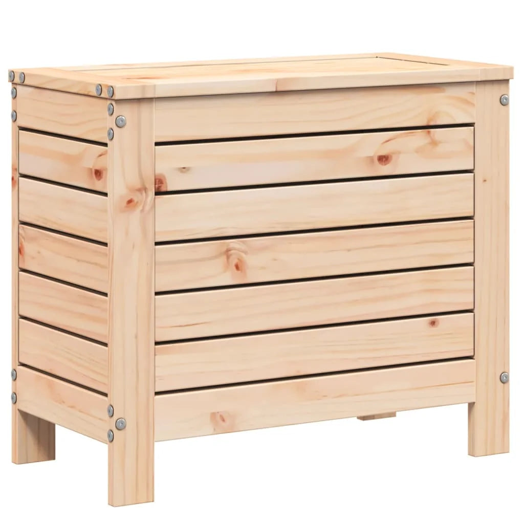 Poggiapiedi da Giardino 62x31,5x52 cm Legno Massello