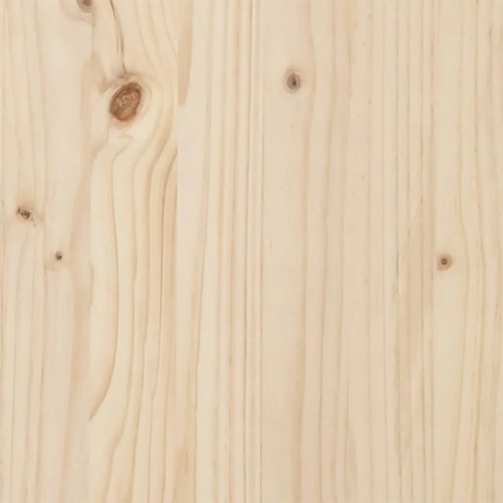 Poggiapiedi da Giardino 62x31,5x52 cm Legno Massello