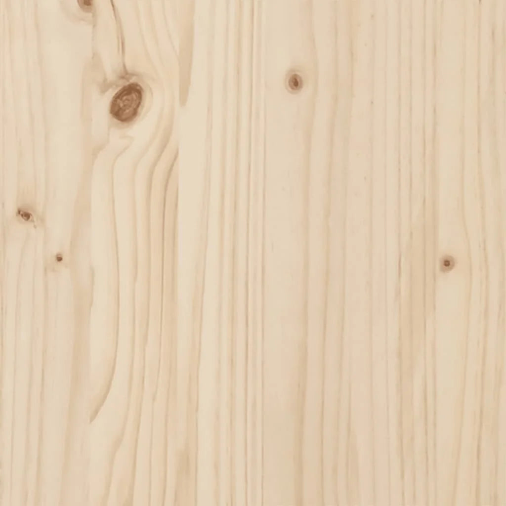 Poggiapiedi da Giardino 62x63,5x32 cm in Legno Massello