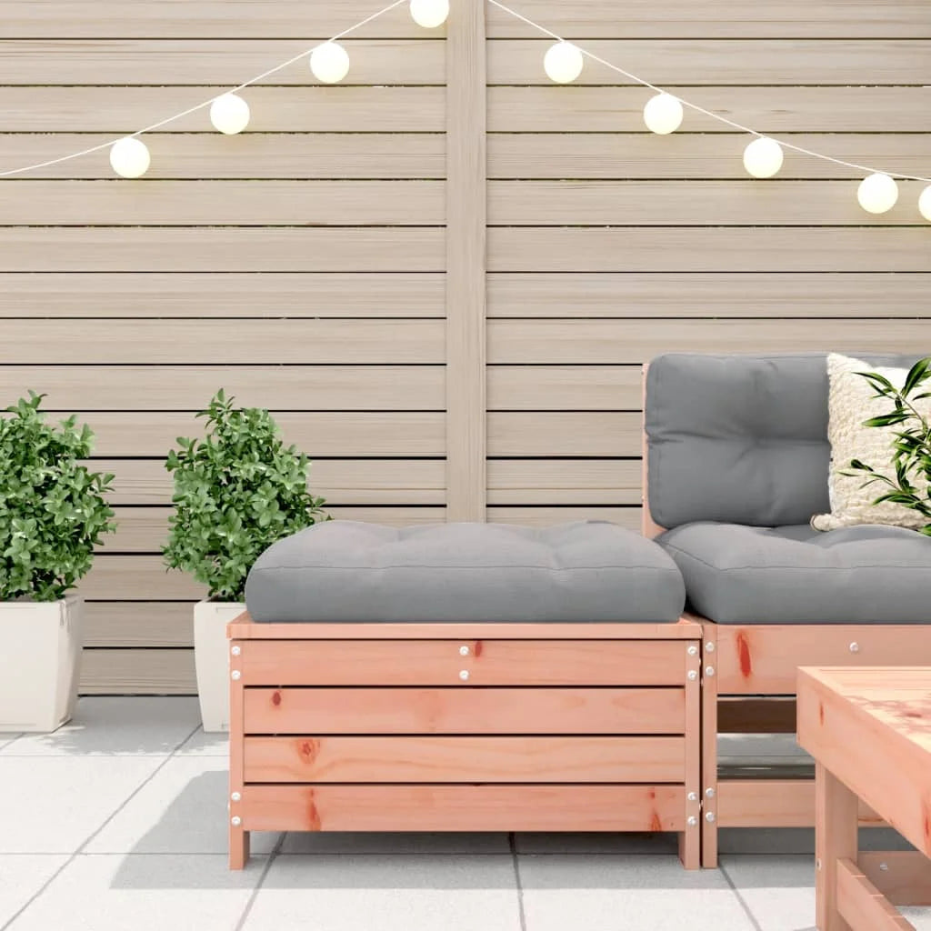 Poggiapiedi da Giardino 62x63,5x32 cm Legno Massello