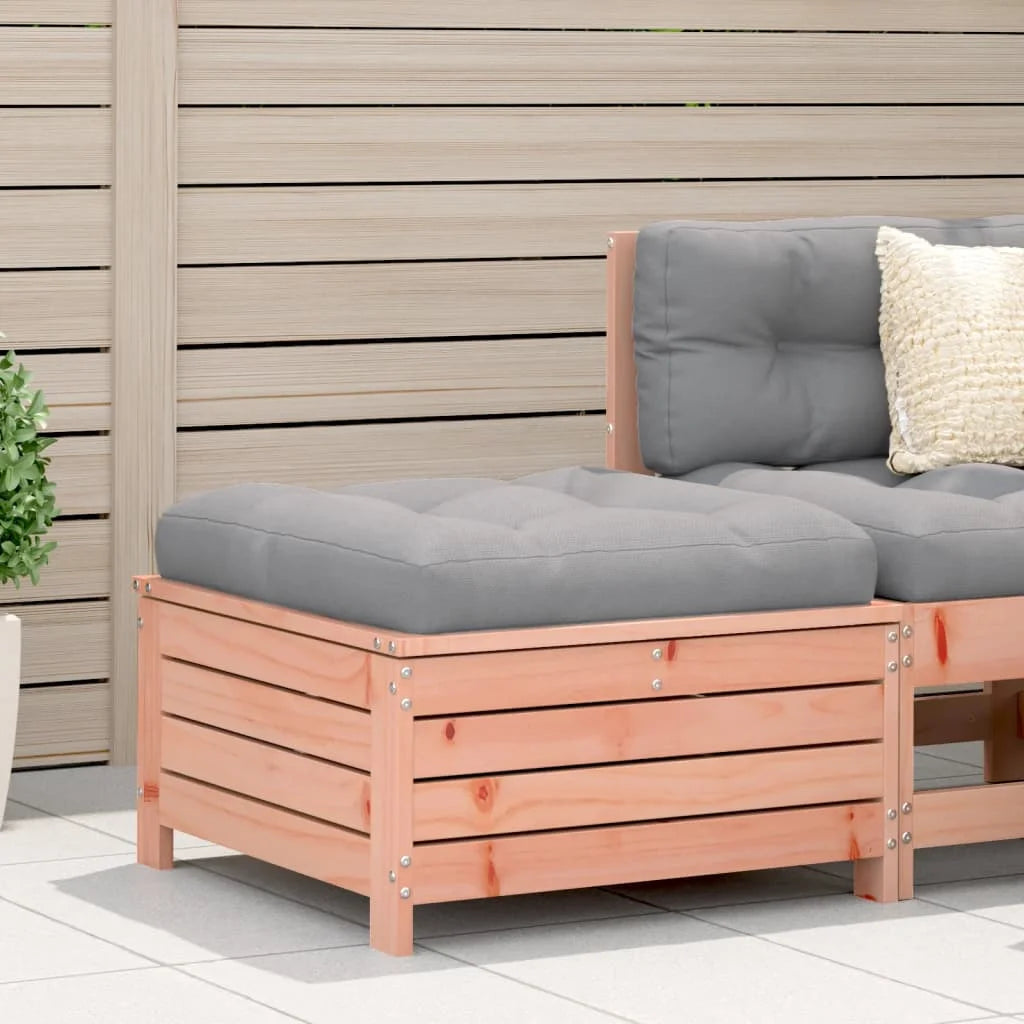Poggiapiedi da Giardino 62x63,5x32 cm Legno Massello