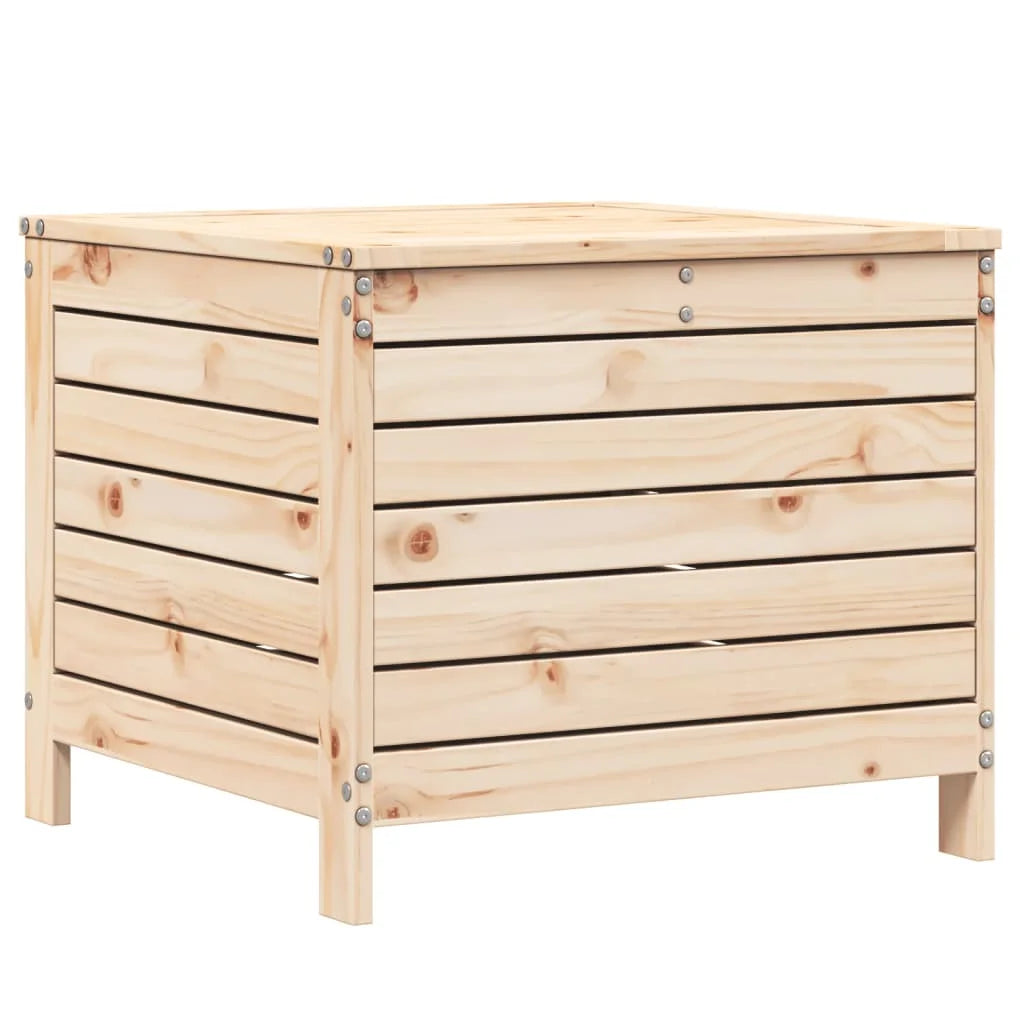Poggiapiedi da Giardino 62x63,5x53,5 cm Legno Massello