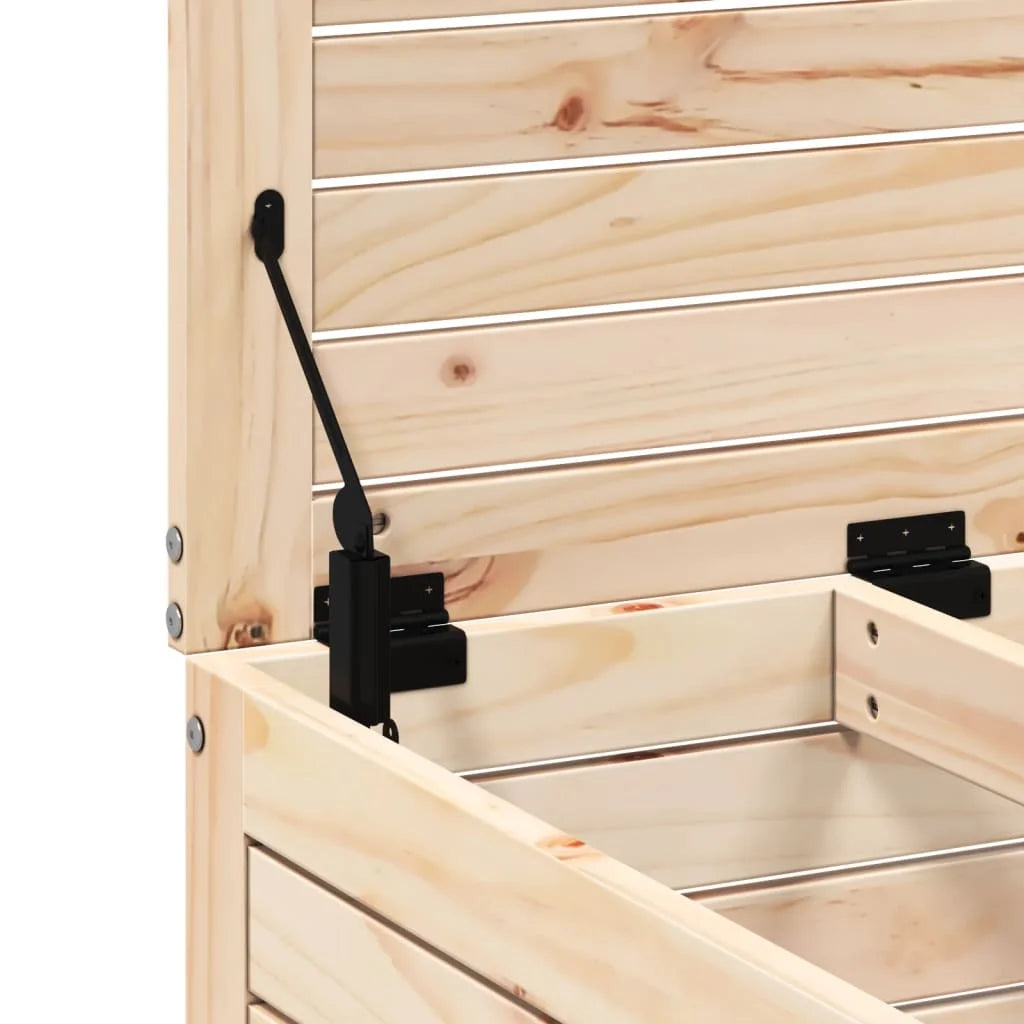 Poggiapiedi da Giardino 62x63,5x53,5 cm Legno Massello