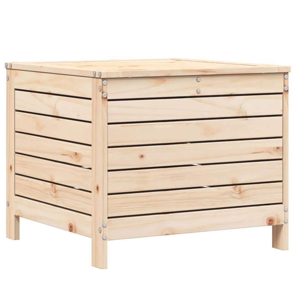 Poggiapiedi da Giardino 62x63,5x53,5 cm Legno Massello