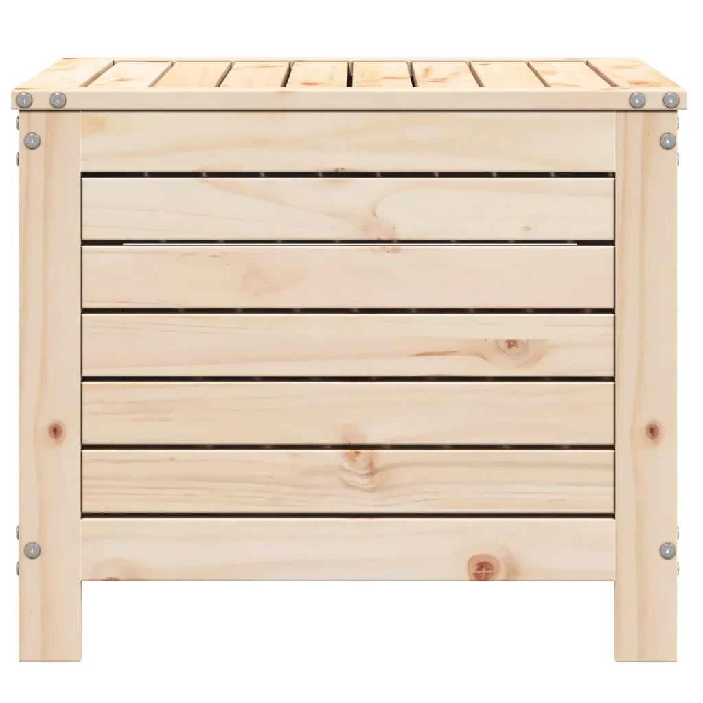 Poggiapiedi da Giardino 62x63,5x53,5 cm Legno Massello