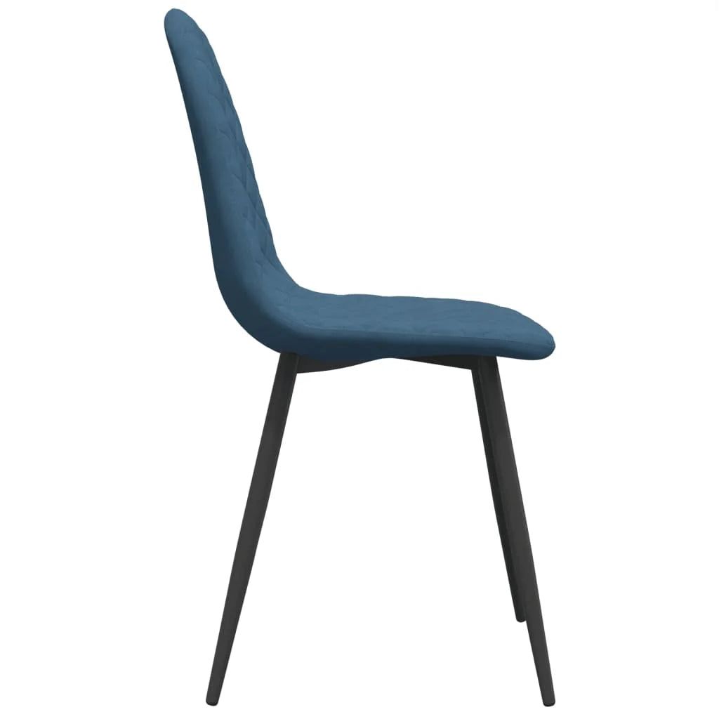 Sedie da Pranzo 2 pz Blu in Velluto - Sedie per cucina