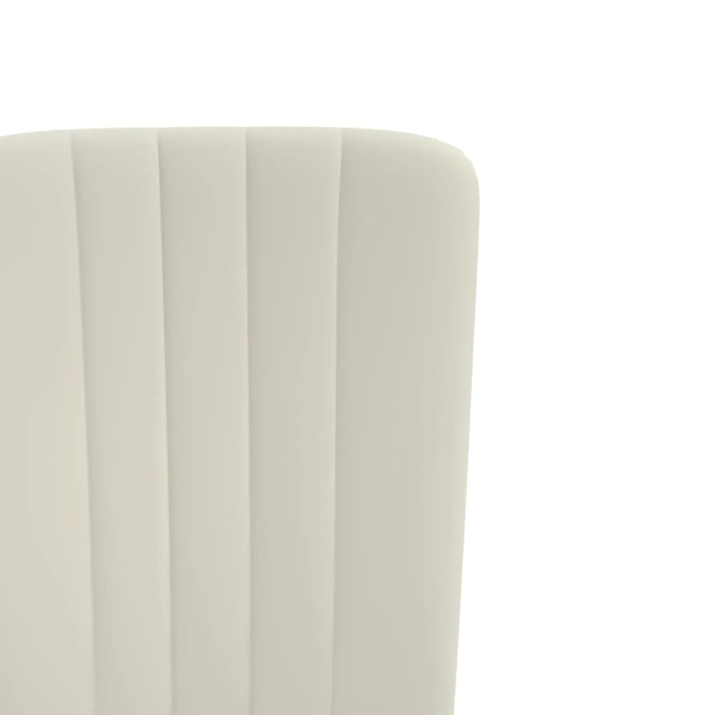 Sedie da Pranzo 2 pz Crema in Velluto - Sedie per cucina