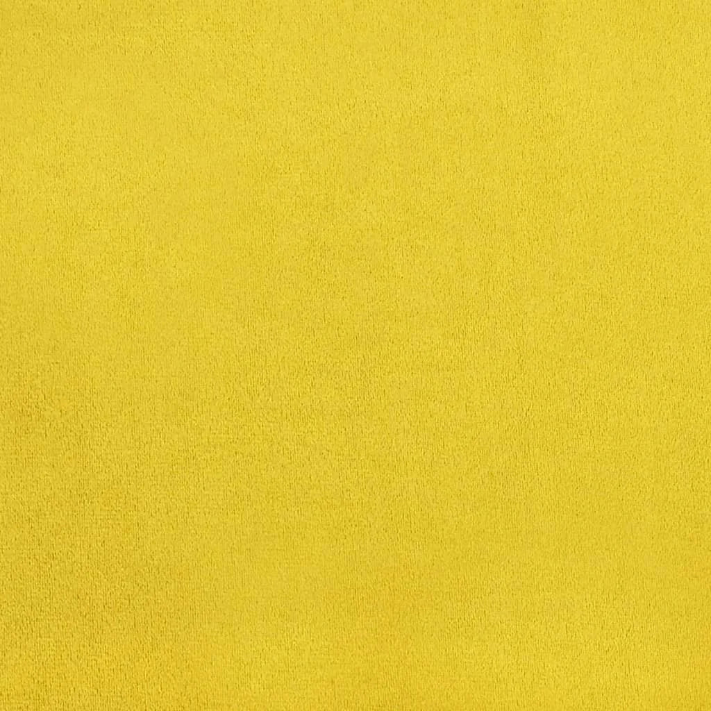 Sedie da Pranzo 2 pz Giallo Senape in Velluto - Sedie