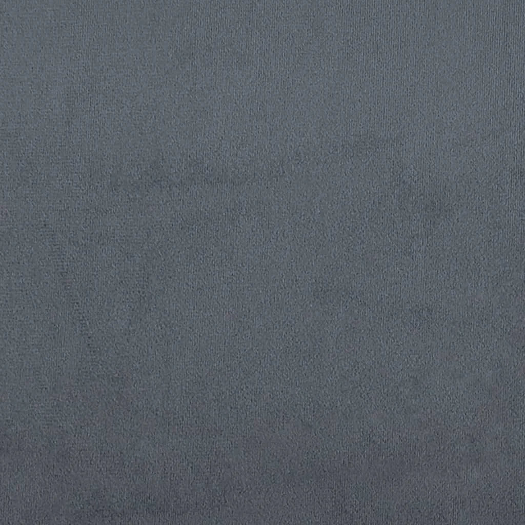 Sedie da Pranzo 2 pz Grigio Scuro in Velluto - Sedie