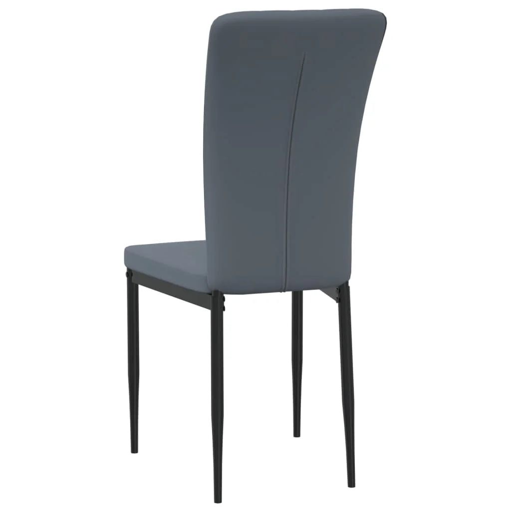 Sedie da Pranzo 2 pz Grigio Scuro in Velluto - Sedie