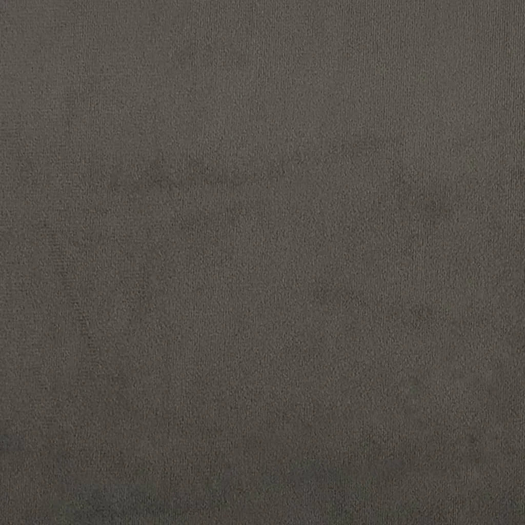 Sedie da Pranzo 2 pz Grigio Scuro in Velluto - Sedie