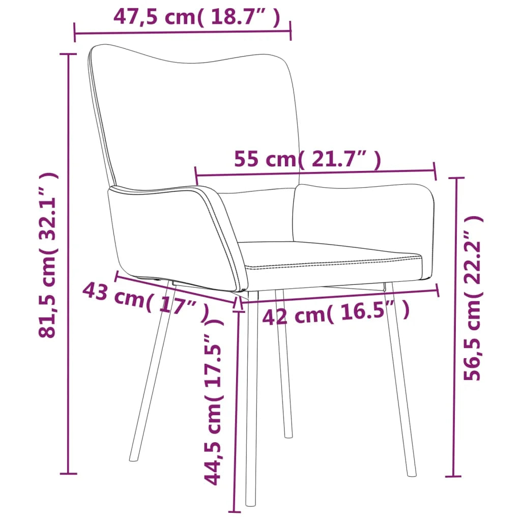Sedie da Pranzo 2 pz Rosa in Velluto - Sedie per cucina